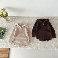 Load image into Gallery viewer, Baby Kid Girls Solid Color Rompers Wholesale 240802280
