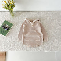 Load image into Gallery viewer, Baby Kid Girls Solid Color Rompers Wholesale 240802280
