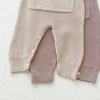 Load image into Gallery viewer, Baby Kid Girls Boys Solid Color Crochet Jumpsuits Wholesale 240802281
