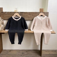 Load image into Gallery viewer, Baby Kid Girls Boys Solid Color Jumpsuits Wholesale 240802283
