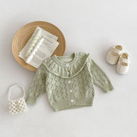 Load image into Gallery viewer, Baby Kid Girls Solid Color Cardigan Wholesale 240802286

