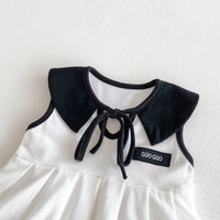 Load image into Gallery viewer, Baby Girls Color-blocking Rompers Wholesale 240802288
