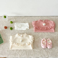 Load image into Gallery viewer, Baby Kid Girls Solid Color Rompers Wholesale 240802289
