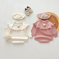Load image into Gallery viewer, Baby Kid Girls Solid Color Rompers Wholesale 240802289
