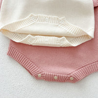 Load image into Gallery viewer, Baby Kid Girls Solid Color Rompers Wholesale 240802289
