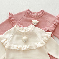 Load image into Gallery viewer, Baby Kid Girls Solid Color Rompers Wholesale 240802289
