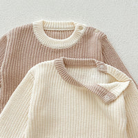 Load image into Gallery viewer, Baby Kid Unisex Color-blocking Crochet Rompers Wholesale 240802291
