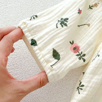Load image into Gallery viewer, Baby Kid Girls Flower Plant Print Rompers Wholesale 240802294

