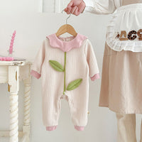 Load image into Gallery viewer, Baby Kid Girls Plant Jumpsuits Wholesale 240802295
