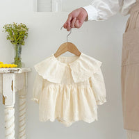 Load image into Gallery viewer, Baby Kid Girls Solid Color Rompers Wholesale 240802296
