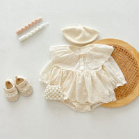 Load image into Gallery viewer, Baby Kid Girls Solid Color Rompers Wholesale 240802296
