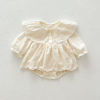 Load image into Gallery viewer, Baby Kid Girls Solid Color Rompers Wholesale 240802296
