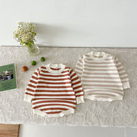 Load image into Gallery viewer, Baby Kid Girls Striped Rompers Wholesale 240802300
