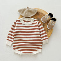 Load image into Gallery viewer, Baby Kid Girls Striped Rompers Wholesale 240802300
