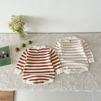 Load image into Gallery viewer, Baby Kid Girls Striped Rompers Wholesale 240802300
