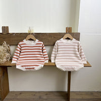 Load image into Gallery viewer, Baby Kid Girls Striped Rompers Wholesale 240802300
