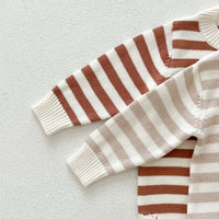 Load image into Gallery viewer, Baby Kid Girls Striped Rompers Wholesale 240802300
