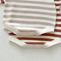 Load image into Gallery viewer, Baby Kid Girls Striped Rompers Wholesale 240802300
