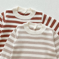 Load image into Gallery viewer, Baby Kid Girls Striped Rompers Wholesale 240802300
