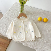 Load image into Gallery viewer, Baby Kid Girls Embroidered Cardigan Wholesale 240802301
