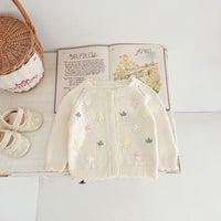 Load image into Gallery viewer, Baby Kid Girls Embroidered Cardigan Wholesale 240802301
