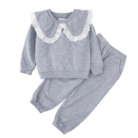 Load image into Gallery viewer, 2 Pieces Set Kid Girls Solid Color Tops And Pants Wholesale 240802302
