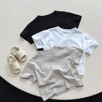 Load image into Gallery viewer, Baby Kid Girls Boys Solid Color Tops Wholesale 24080231

