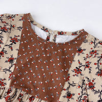 Load image into Gallery viewer, Kid Girls Color-blocking Flower Dresses Wholesale 240802312
