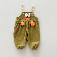 Load image into Gallery viewer, Baby Girls Solid Color Expression Jumpsuits Wholesale 240802313

