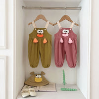 Load image into Gallery viewer, Baby Girls Solid Color Expression Jumpsuits Wholesale 240802313
