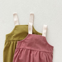 Load image into Gallery viewer, Baby Girls Solid Color Expression Jumpsuits Wholesale 240802313
