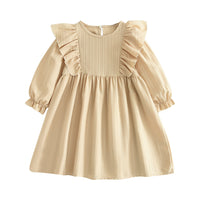 Load image into Gallery viewer, Kid Girls Solid Color Dresses Wholesale 240802318
