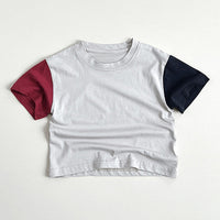 Load image into Gallery viewer, Baby Kid Girls Boys Color-blocking Tops Wholesale 24080232
