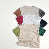 Load image into Gallery viewer, Baby Kid Girls Boys Color-blocking Tops Wholesale 24080232
