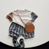 Load image into Gallery viewer, Baby Kid Girls Boys Color-blocking Tops Wholesale 24080232
