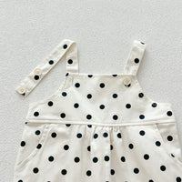 Load image into Gallery viewer, Baby Kid Girls Polka dots Jumpsuits Wholesale 240802323
