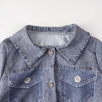 Load image into Gallery viewer, 2 Pieces Set Kid Girls Solid Color Jackets Outwears And Skirts Wholesale 240802324
