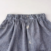 Load image into Gallery viewer, 2 Pieces Set Kid Girls Solid Color Jackets Outwears And Skirts Wholesale 240802324
