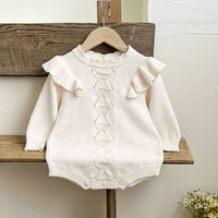 Load image into Gallery viewer, Baby Kid Girls Solid Color Rompers Wholesale 240802328
