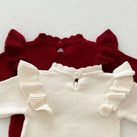 Load image into Gallery viewer, Baby Kid Girls Solid Color Rompers Wholesale 240802328
