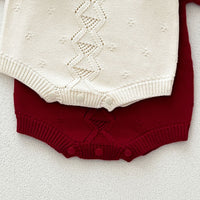 Load image into Gallery viewer, Baby Kid Girls Solid Color Rompers Wholesale 240802328
