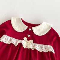 Load image into Gallery viewer, Baby Girls Solid Color Rompers Wholesale 240802336
