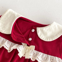 Load image into Gallery viewer, Baby Girls Solid Color Rompers Wholesale 240802336
