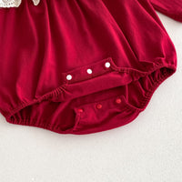 Load image into Gallery viewer, Baby Girls Solid Color Rompers Wholesale 240802336
