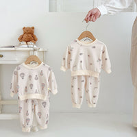 Load image into Gallery viewer, 2 Pieces Set Baby Kid Girls Boys Cartoon Print Tops And Pants Wholesale 240802338
