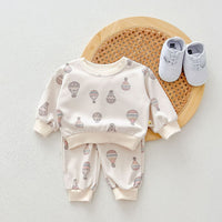 Load image into Gallery viewer, 2 Pieces Set Baby Kid Girls Boys Cartoon Print Tops And Pants Wholesale 240802338

