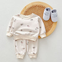 Load image into Gallery viewer, 2 Pieces Set Baby Kid Girls Boys Cartoon Print Tops And Pants Wholesale 240802338
