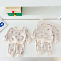 Load image into Gallery viewer, 2 Pieces Set Baby Kid Girls Boys Cartoon Print Tops And Pants Wholesale 240802338
