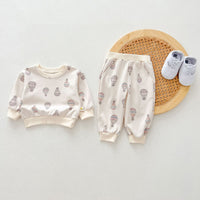 Load image into Gallery viewer, 2 Pieces Set Baby Kid Girls Boys Cartoon Print Tops And Pants Wholesale 240802338
