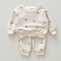 Load image into Gallery viewer, 2 Pieces Set Baby Kid Girls Boys Cartoon Print Tops And Pants Wholesale 240802338
